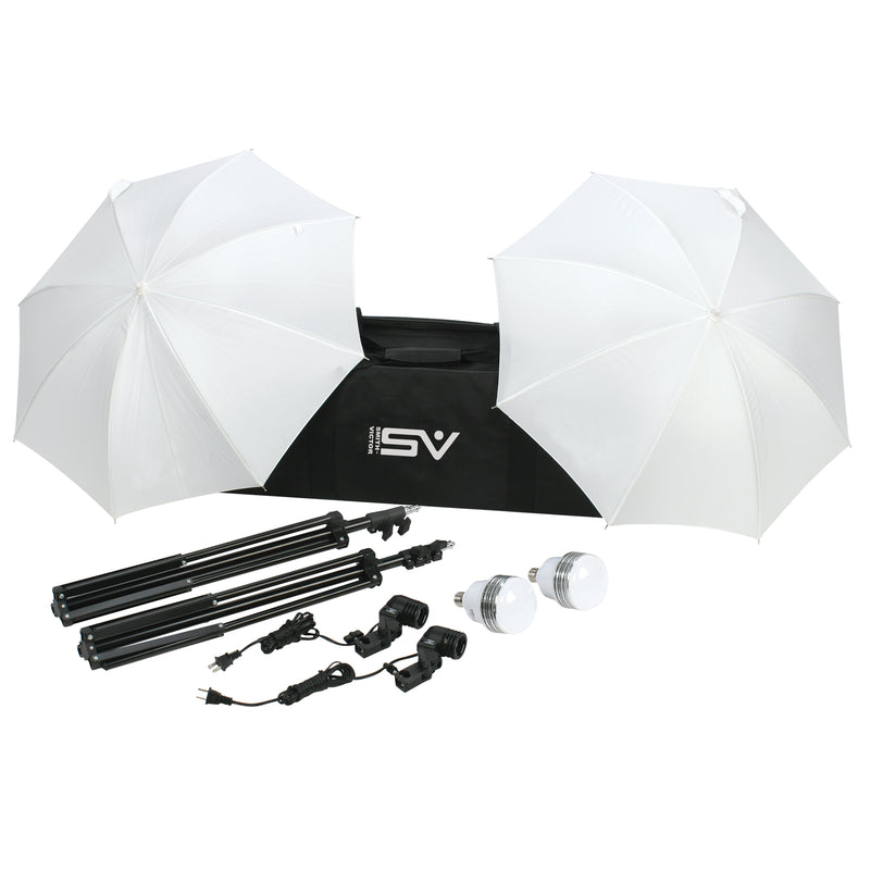 KT750 LED 2-Light Umbrella Light Kit