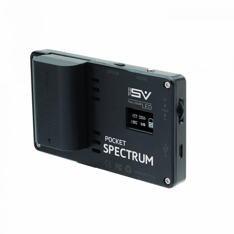 Pocket Spectrum Variable Color Temperature & RGB LED Light